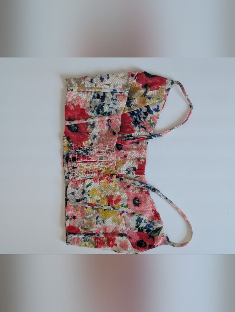 Zimmermann Floral Linen Corset Bustier Crop Top - Picture 5 of 9